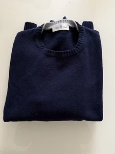 MAGLIONE GIROCOLLO UOMO BLU DELLA CIANA LANA & CASHMERE TG. 50 - Foto 1 di 4