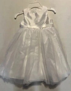 Adorable Maxmellata White Flower Girl Dress Size 3 Pageant Special Occasion - Picture 1 of 7