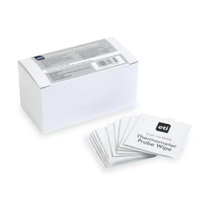 Food Probe Wipes Anti-bacterial Thermometer Cleaners 100 Sachets - Picture 1 of 3