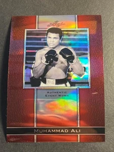 2011 Red Acetate Refractor Finish PROOF w/o Event Worn Piece Muhammad Ali #8 - Picture 1 of 2