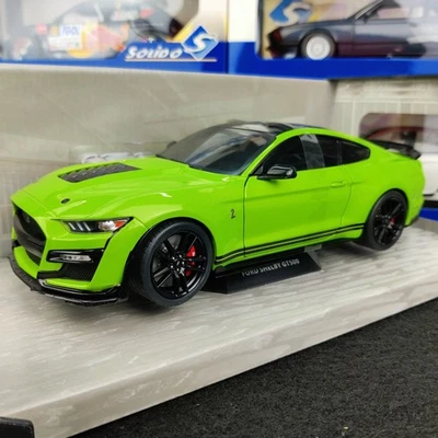 AUTO SOLIDA FORD MUSTANG SHELBY GT500 2020 VERDE 1:18 IN SCATOLA S1805902 - Immagine 1 di 4