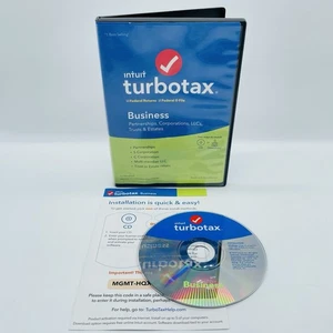2019 Intuit Turbotax Business Tax Oprogramowanie CD do komputera z systemem Windows, przetestowane Szybka wysyłka - Zdjęcie 1 z 5