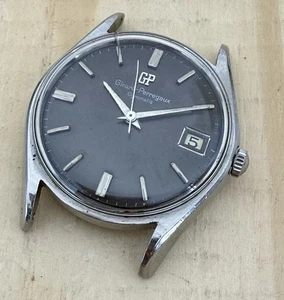 Reloj suizo vintage Girard Perregaux Gyromatic acero inoxidable alrededor de 1960’s tal cual - Imagen 1 de 15