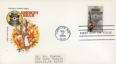 US 2096 FDC Smokey Bear House of Farnam - Image 1 of 2