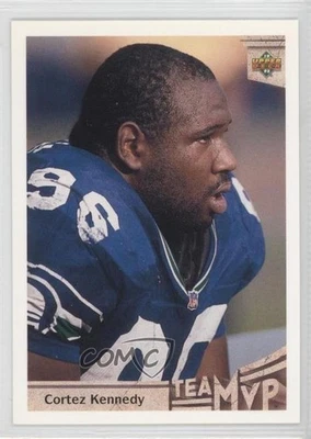 1992 Upper Deck Cortez Kennedy #376 HOF - Image 1 of 2