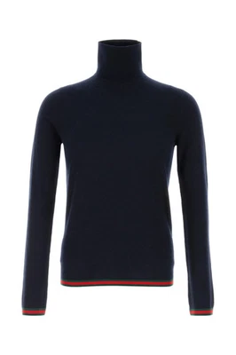 GUCCI Midnight Blue Cashmere Sweater New & Authentic - Image 1 of 3