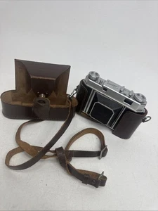 Kodak Retina II W/ 47mm Heligon f:2 lens & Leather Case - FOR PARTS/REPAIR - Picture 1 of 13