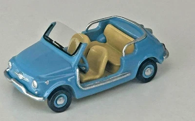 PIRATA PIZK001 Fiat 500 "Spiaggina",  azzurra scala HO 1:87 - Immagine 1 di 3