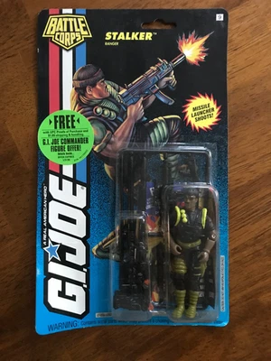 Figura de acción GI Joe Battle Corps Stalker 4" 1993 Hasbro nueva en paquete Foto 1 de 2