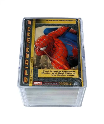 2004 Marvel Spider-Man 2 Movie #1-70 Base Card Set W/Lenticular & Cel Cards! NM! - Image 1 of 4