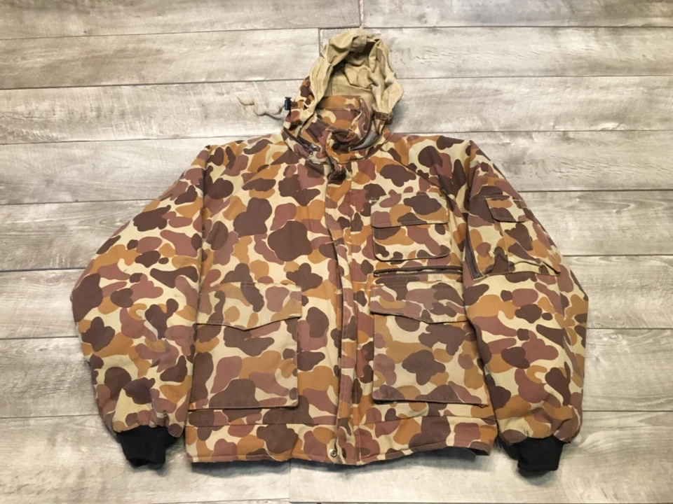 Mount’N Prairie Jacket Work Hunting Waterproof Coated Mens Camo Coat Size XLarge - Image 1 of 4