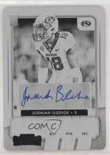 2021 Contenders Draft Picks Printing Plate Black 1/1 Joshuah Bledsoe Auto nh3