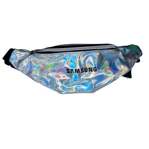 NEU Samsung Holographic Bauchtasche Metallic Silber Sport Gürteltasche/Schultertasche* - Bild 1 von 6