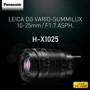 Panasonic Leica DG VARIO SUMMILUX 10-25mm F1.7 H-X1025 DustSplash Freeze Resist - Picture 1 of 1