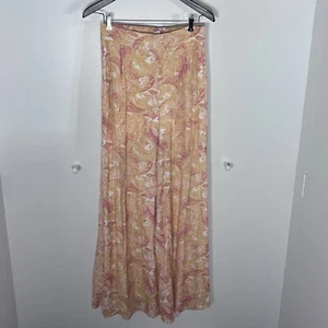 Wonderly Boho Wide Leg Palazzo Lined Pants Tropical Paisley Beach Women’s Sz 2X - Picture 1 of 8