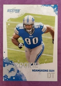 2010 Score #377 Ndamukong Suh RC Detroit Lions Football Karte - PC Qualität & TTM - Bild 1 von 2