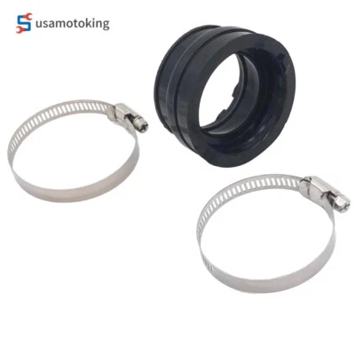 Colector de admisión de carburador bota compatible con Yamaha Rhino 660 YXR660 2004-2007 5 KM-13596-00-00 Foto 1 de 3