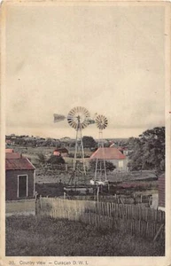Curazao - Vista al país - Turbina eólica - Publ. L. Reck 38 - Imagen 1 de 2