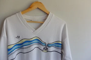 Adidas 80s 1980 Lendl crew sweatshirt The Face M Trefoil West Germany - Picture 1 of 11