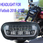 LED Conversion Headlight Projector High low Beam DRL Fit for Fatbob 2018-2022