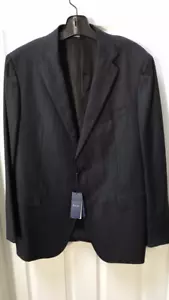 Giacca e pantaloni tuta uomo Faconnable 100% lana tg. USA 46L ITALIA 58L NUOVO CON ETICHETTE - Foto 1 di 10