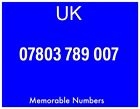 07803 789 007 James Bond GOLD PLATINUM VIP MOBILE NUMBER Pay as You Go SIM CARD Only £150.00 on eBay