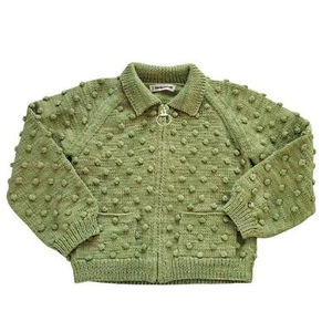Misha & Puff Willow Zip-Up Popcorn Cardigan  - Picture 1 of 10