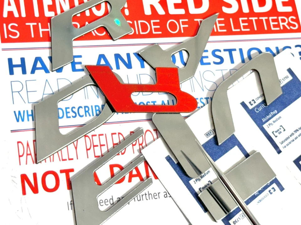 DKM | CHROME 后置发动机字母 适用于水星 MARAUDER 2000 - 2004 年 非贴花 — 第 1/1 张图片