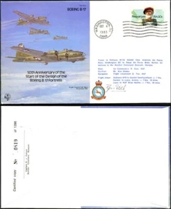 B32d Start of the Design of the Boeing B17 Fortress Signed by R. Dick (B) - Picture 1 of 1