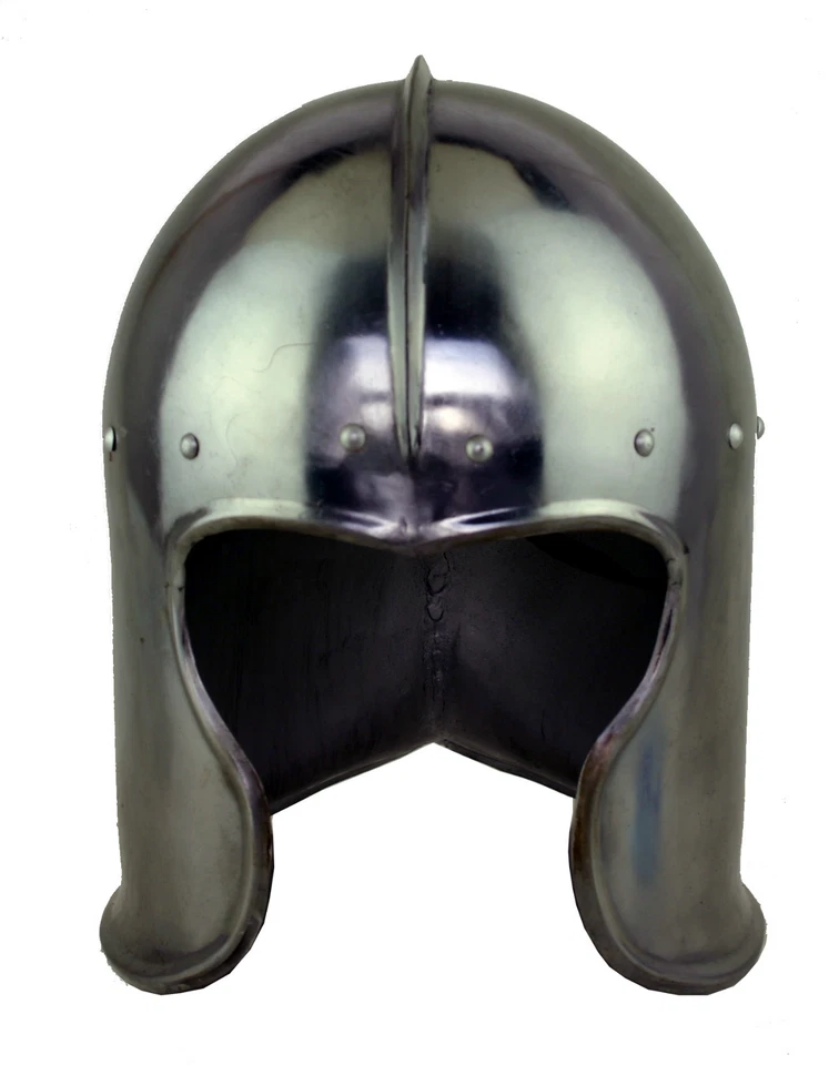 Barbuta Helm Ritter Celata Schaller Larp Rüstung Reenactment Mittelalter scaR243 - Bild 1 von 1