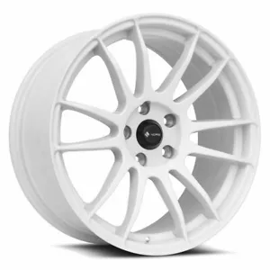 17x8 Vors TR10 5x120 +35 White Wheels (Set of 4) - Picture 1 of 3