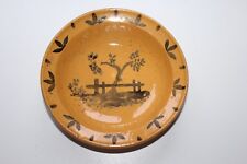 Ecuelle époque 19 ème siècle en poterie céramique vernissée du Sud de la France 