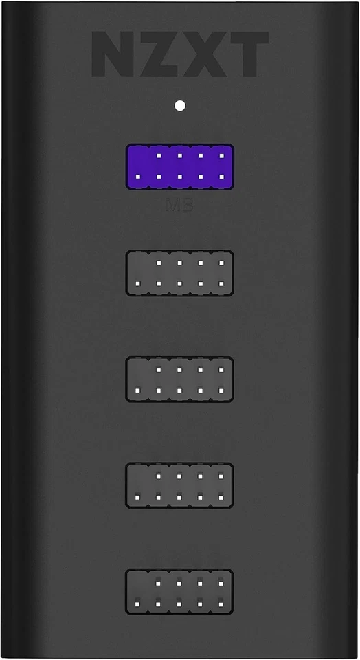 NZXT Internal USB Hub 3 - AC-IUSBH-M3 - 4 Internal USB 2.0 Ports - 3M Dual Lock