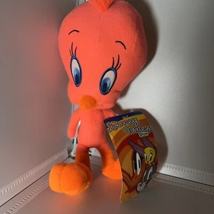 Looney Tunes Tweety Vogel neonpink 8 Zoll Plüschtier Fabrik Looney Tunes NEU - Bild 1 von 6