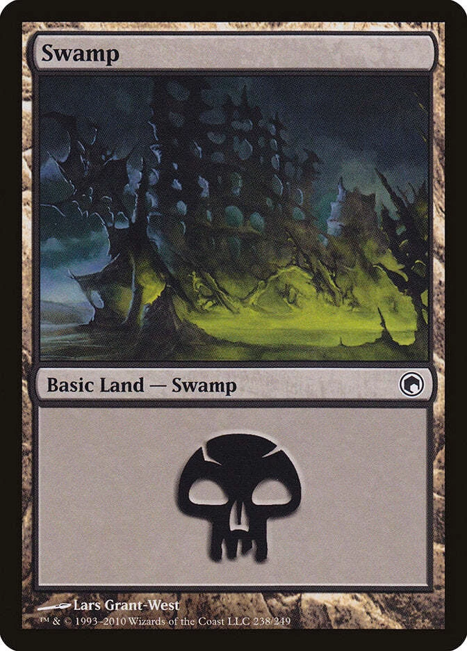 Swamp (238) [Scars of Mirrodin] Magic MTG - Image 1 of 1