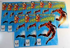 Daredevil Lot of 10 #185 x10 Marvel (1982) 1st Series Comic Books
