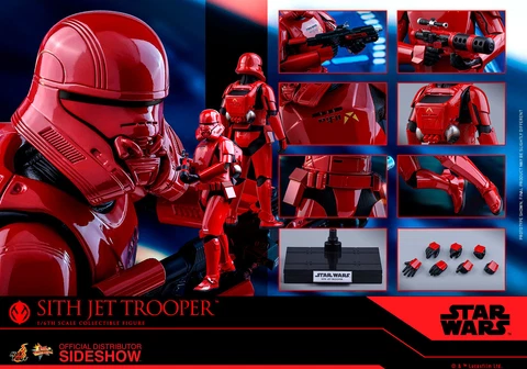 Hot Toys Star Wars Sith Jet Trooper Rise of Skywalker 1:6 Scale Figure Sideshow Cover