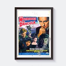 Die Bräute von Dracula übernatürlicher Horrorfilm Druck Poster Wandkunst Bild A4