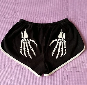 Roller Bones Roller Derby Skater Booty Shorts - Picture 1 of 2