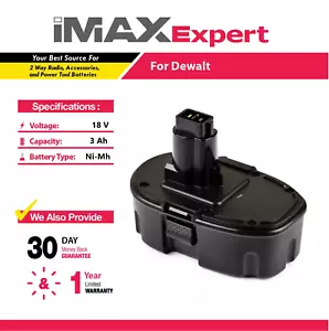 Batería NiMh 18V 3Ah para Dewalt DC9096 DW9095 DW9096 DW9098 DE9039 DE9095 - Imagen 1 de 5
