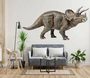 3D Dinosaurier H132 Tier Wallpaper Wandbild Poster Wandaufkleber Abziehbild Hone - Picture 1 of 6