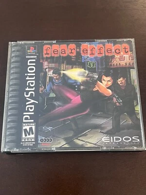 Fear Effect (PlayStation 1, PS1, 2000) Complete CIB, Near Mint + Reg Card Tested - Image 1 of 4