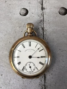 Waltham Vintage Manual Wind Round Small Second Pocket Watch (L136) - Picture 1 of 12