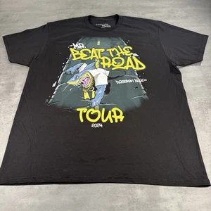 Camiseta BossMan Dlow Rap Para Hombre XL Extra Grande Negra Mr Beat The Road Merch Tour - Imagen 1 de 8