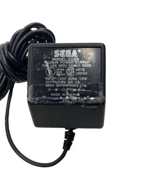 SEGA MASTER SYSTEM BASE DE ALIMENTACIÓN - Fuente de alimentación ladrillo adaptador de CA 3025 Foto 1 de 4