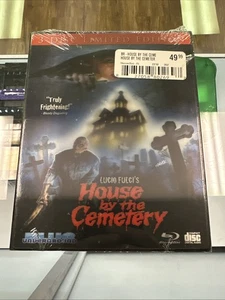 House By The Cemetery (Blu-ray, 3-Disc LIMITED ED) Catriona Maccoll Brand New - Foto 1 di 2