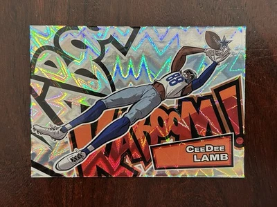 2025 Panini Absolute Football Ceedee Lamb KABOOM Dallas Cowboys Case Hit! SSP - Image 1 of 2