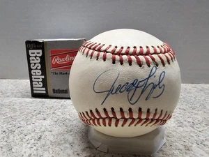 Juan González Texas Rangers MLB Autografiado Rawlings Béisbol Sin Certificado de Autenticidad - Imagen 1 de 6