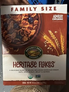 Cereal orgánico para desayuno Nature's Path, Heritage Flakes®, caja de 33,5 oz - nuevo - Imagen 1 de 1