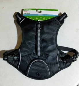 Meijer Medium Reflective Black Dog Harness NEW - Picture 1 of 3